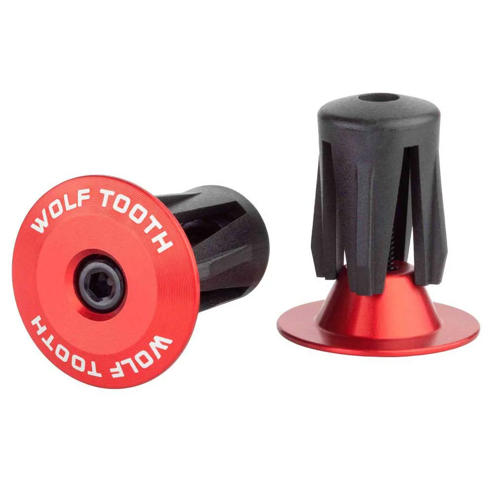 Wolf-tooth Aluminium Handlebar Plugs 1 Wolf-tooth Aluminium Handlebar Plugs